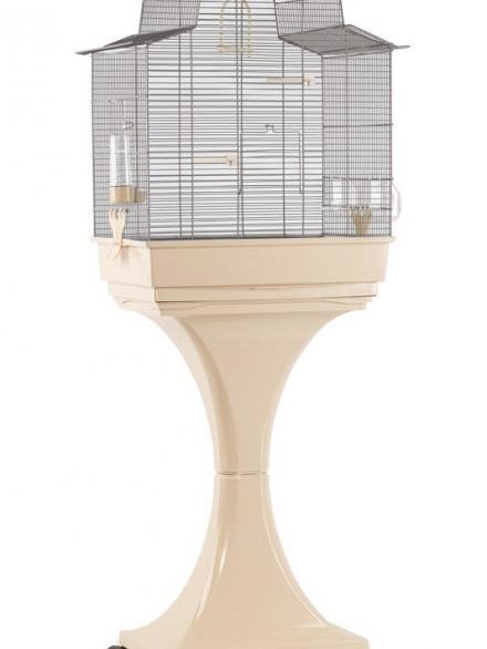 GABBIA GIADA antracite  f.do beige con supporto 